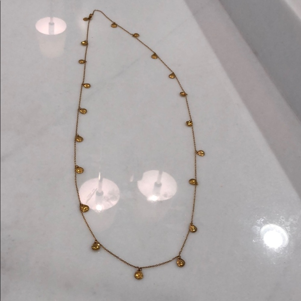 Stella and dot gold necklace